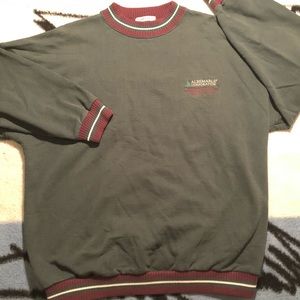 Vintage Sweatshirt with Raised Collar
